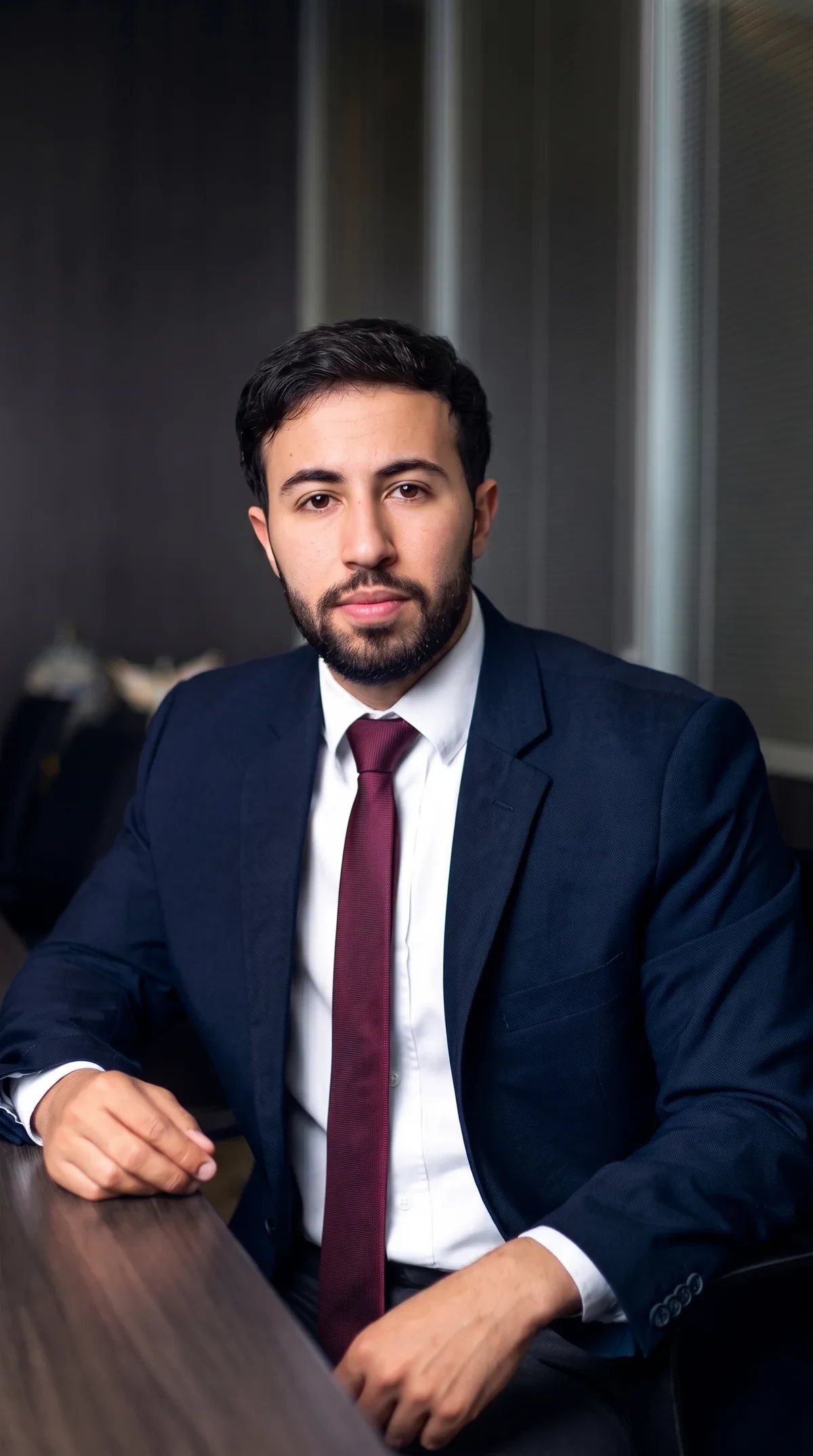 Pedro Limongi, advogado, em seu escritório